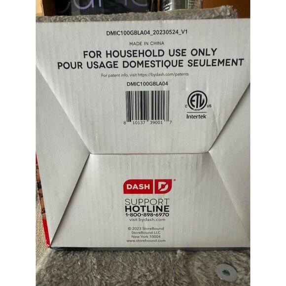 Dash My Mug Ice Cream Maker 1-Pint Capacity Compact Design Purple - Picture 6 of 6